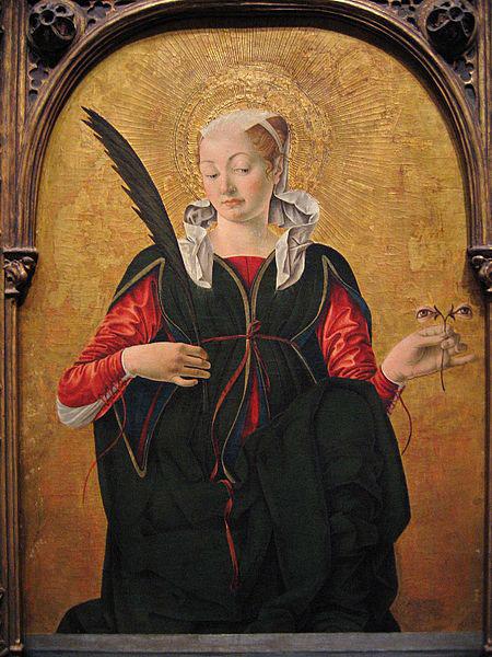Francesco del Cossa Saint Lucy oil painting image